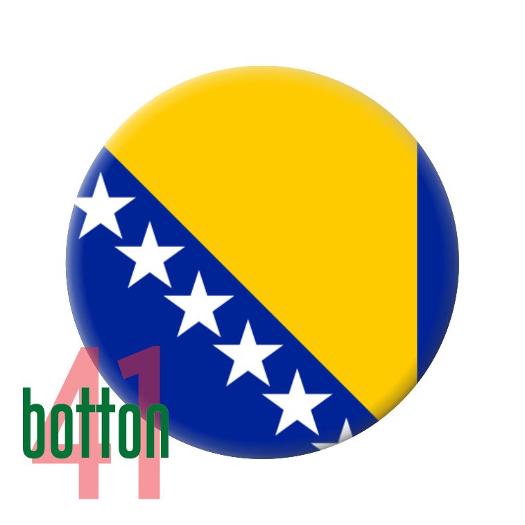 Bandeira Bósnia-Herzegóvina