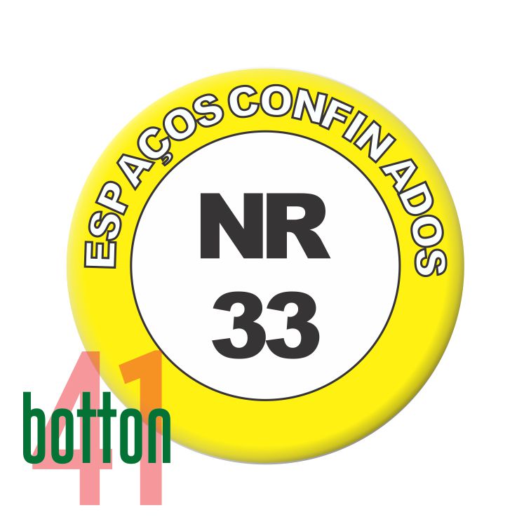 Botton NR 33 Espaços Confinados