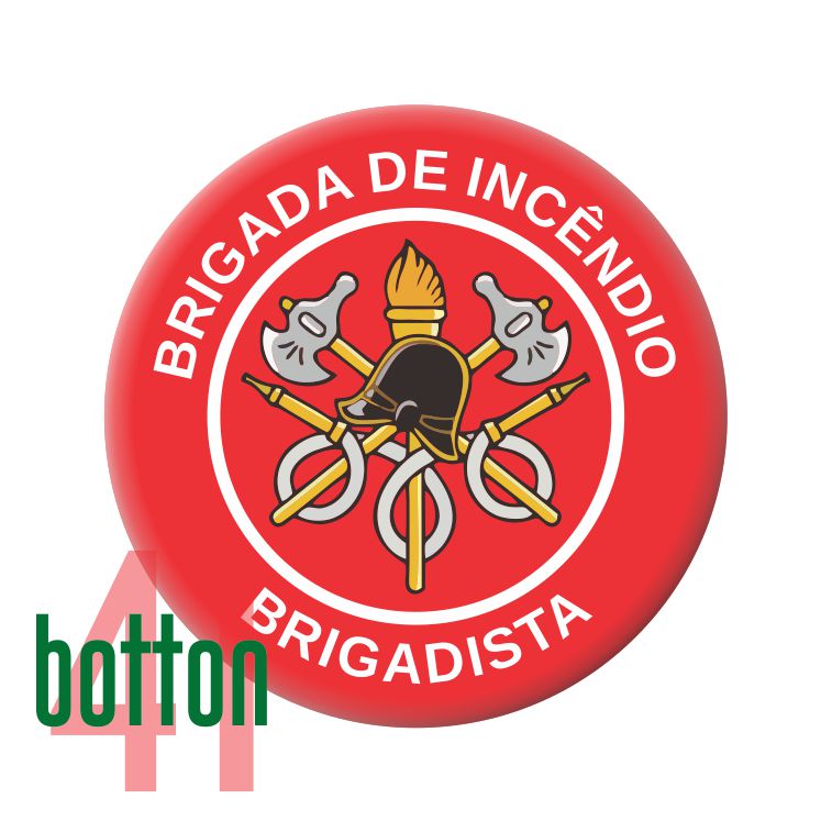 Botton Brigada de Incêndio - Brigadista