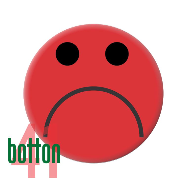 Emotion Sad Face Vermelho